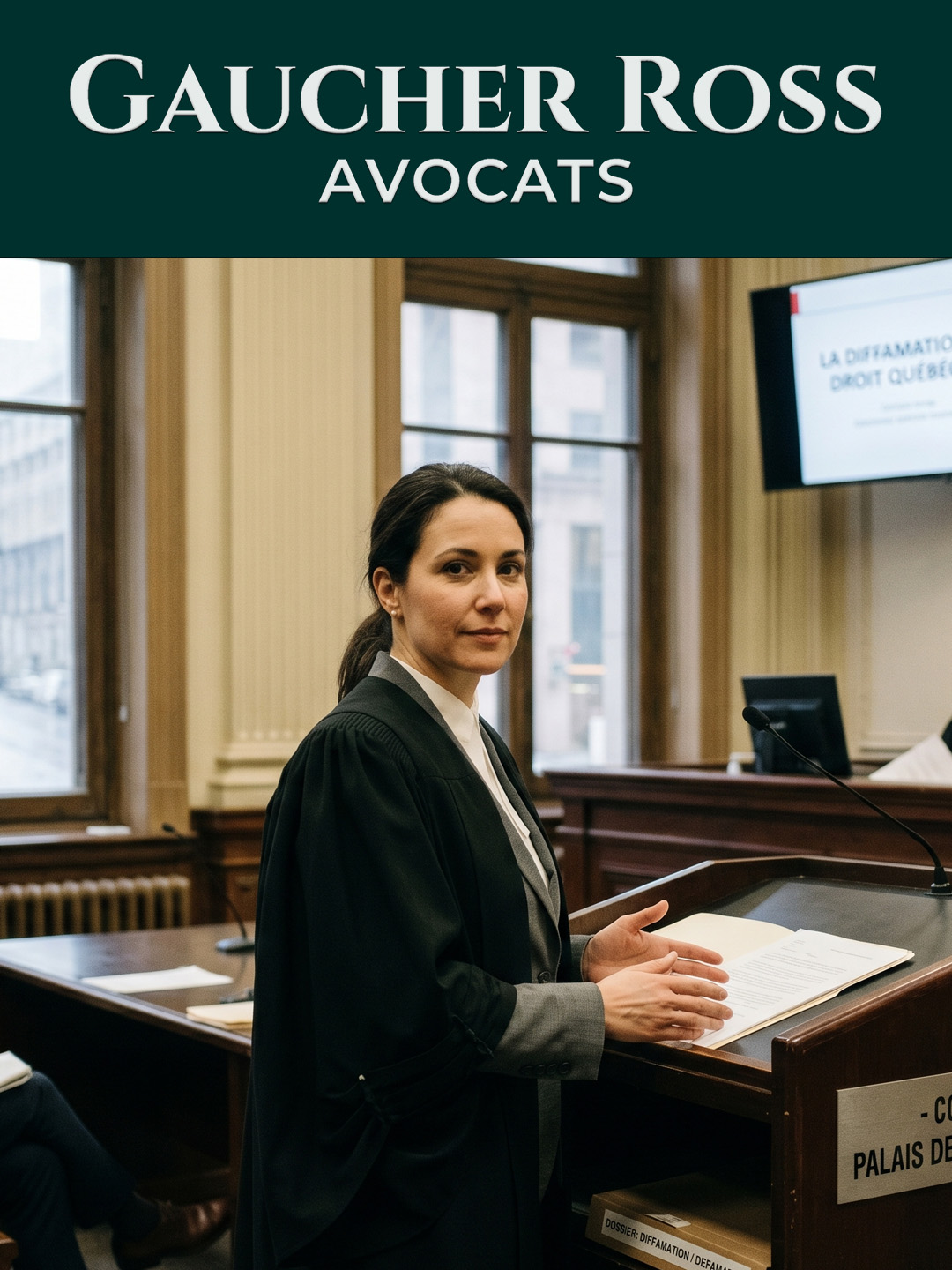 Defamation a Quebec et Levis Gaucher Ross Avocats