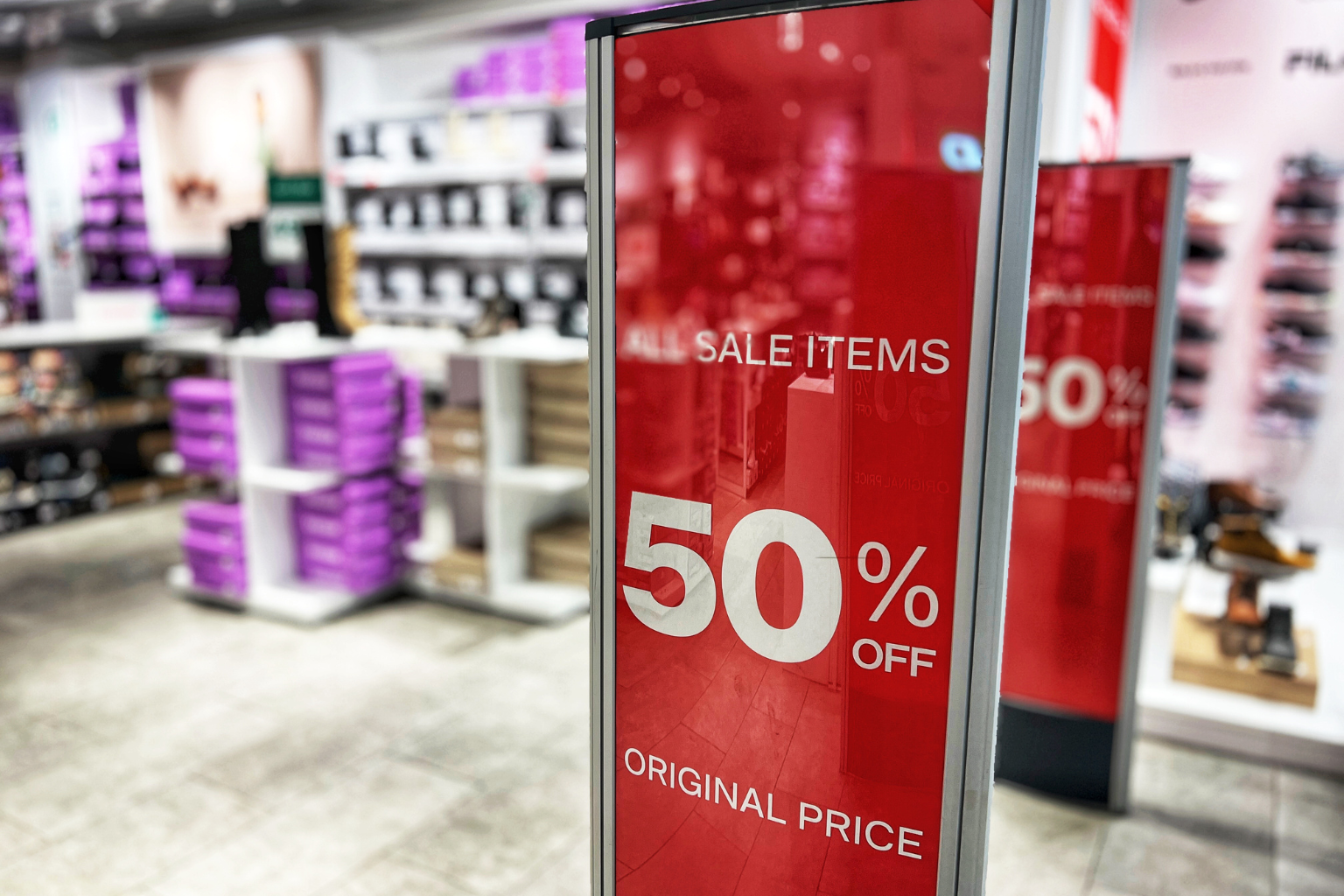 publicité trompeuse - rabais dans un magasin