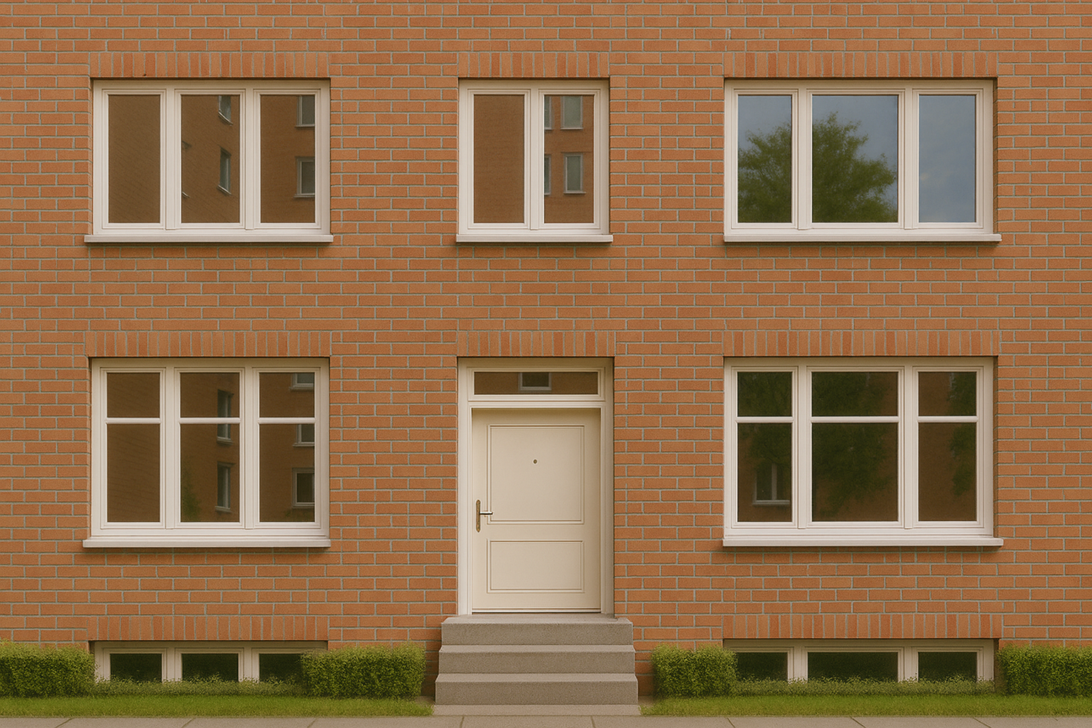 logement - bloc appartement vue de l'extérieur