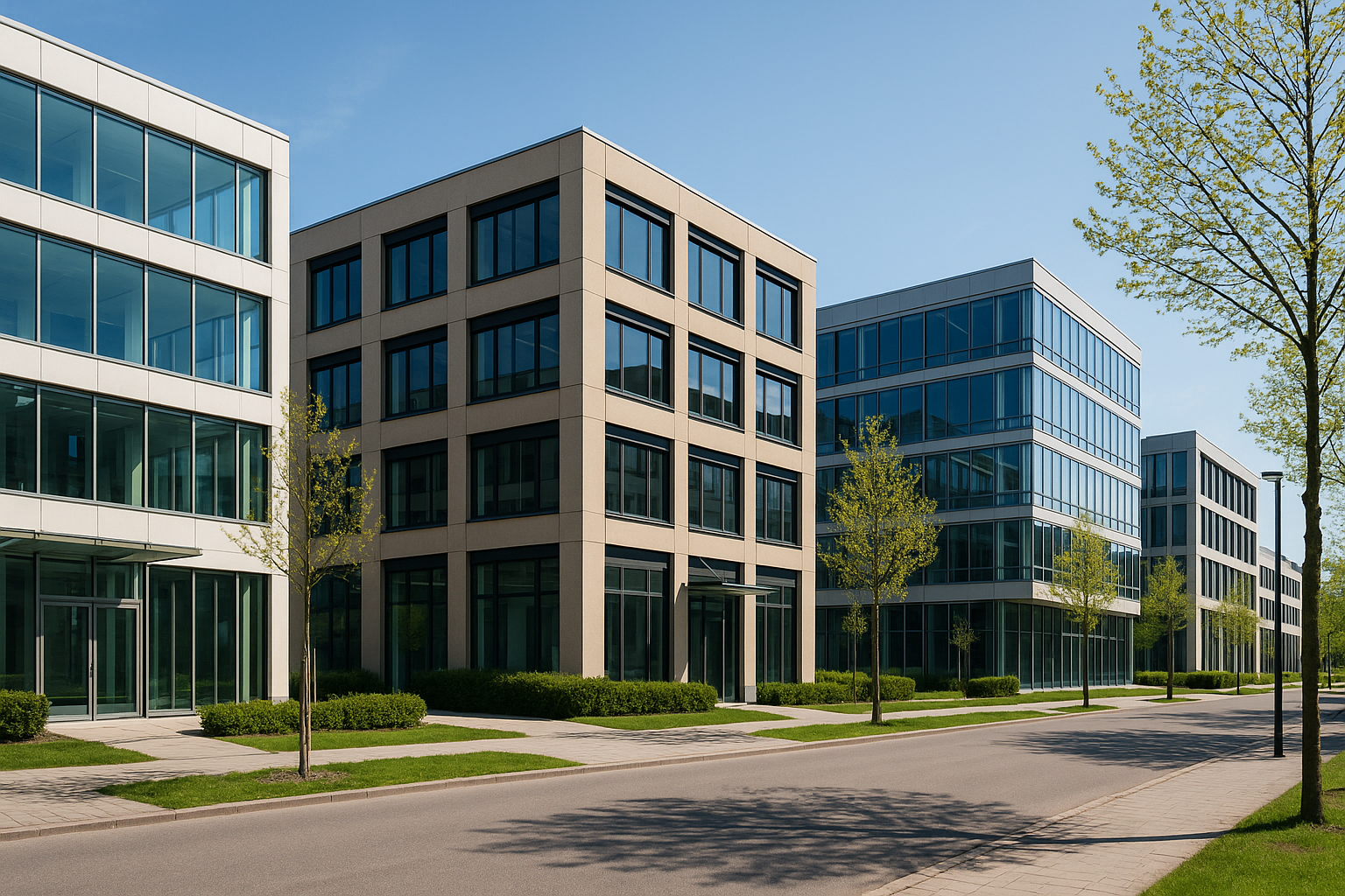immeubles à bureaux d'entreprises